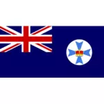 Vector illustraties van vlag van Queensland